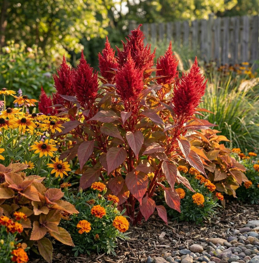 Red Celosia Dragon
